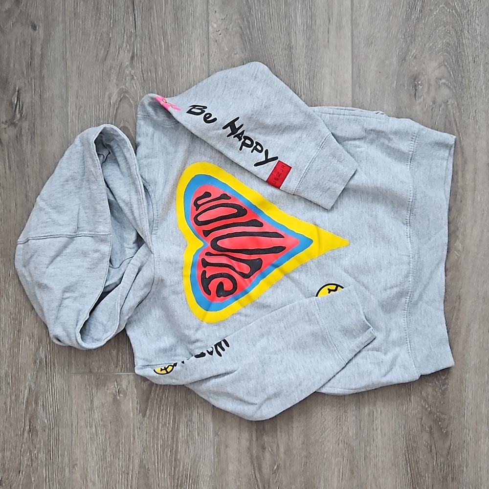 Haus of jr kids gray hoodie with art boys size 4t